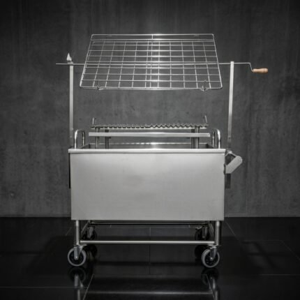 Caja China con rejilla al palo